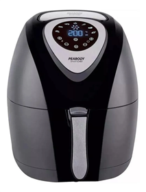 Freidora eléctrica sin aceite Peabody PE-AF612 3.2L negra 220V